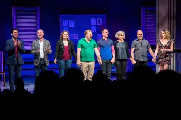Michael Berresse, Benjamin Howes, Heidi Blickenstaff, Hunter Bell, Jeff Bowen, Susan  Photo