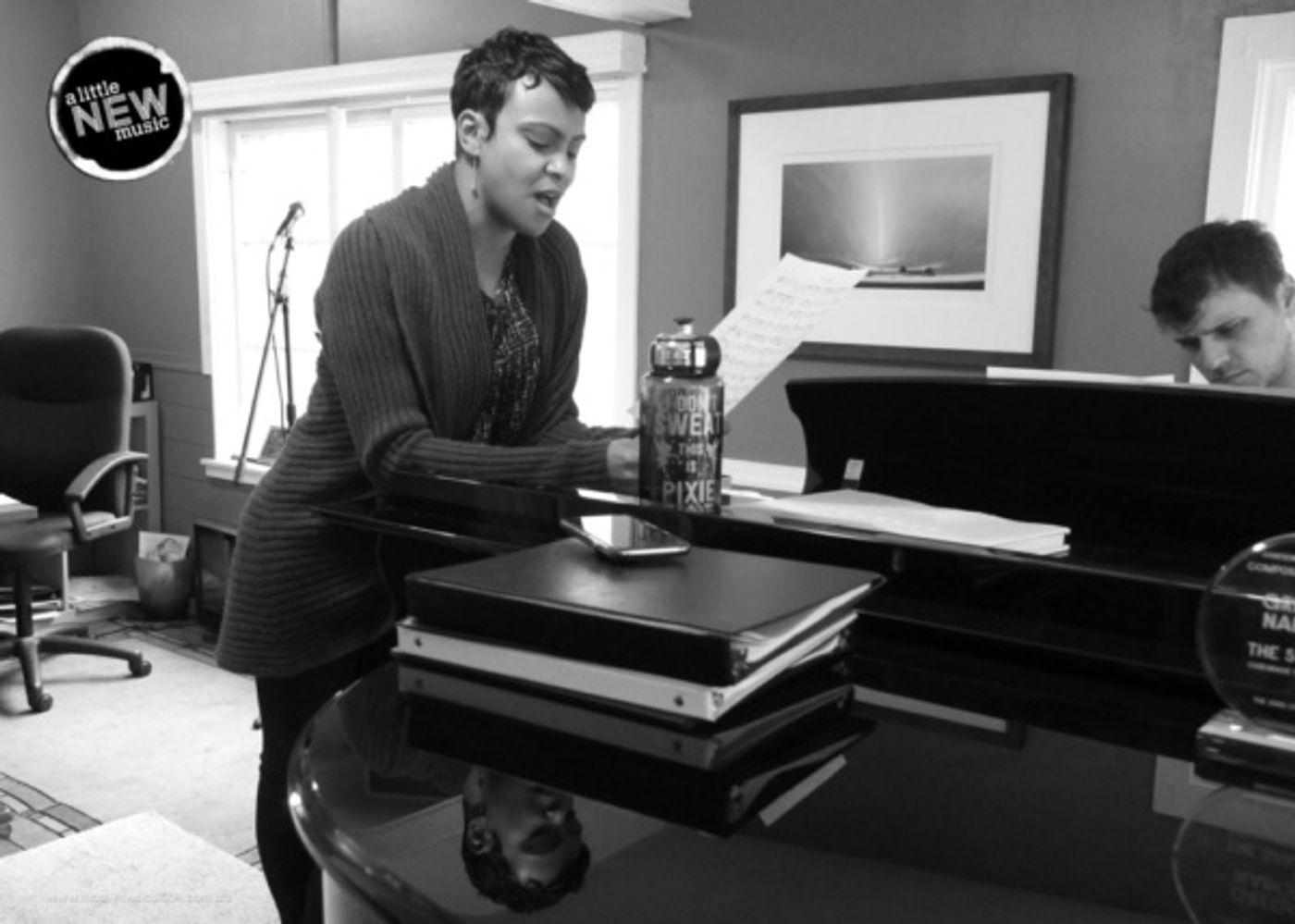 Photo Flash: Photo Flash: The Cast Of A LITTLE NEW MUSIC's 19th Edition In Rehearsal  Image