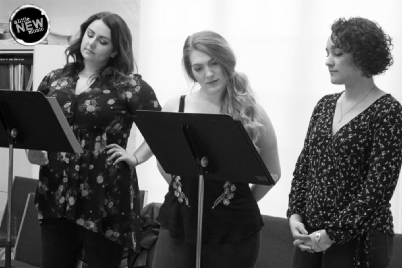 Photo Flash: Photo Flash: The Cast Of A LITTLE NEW MUSIC's 19th Edition In Rehearsal  Image