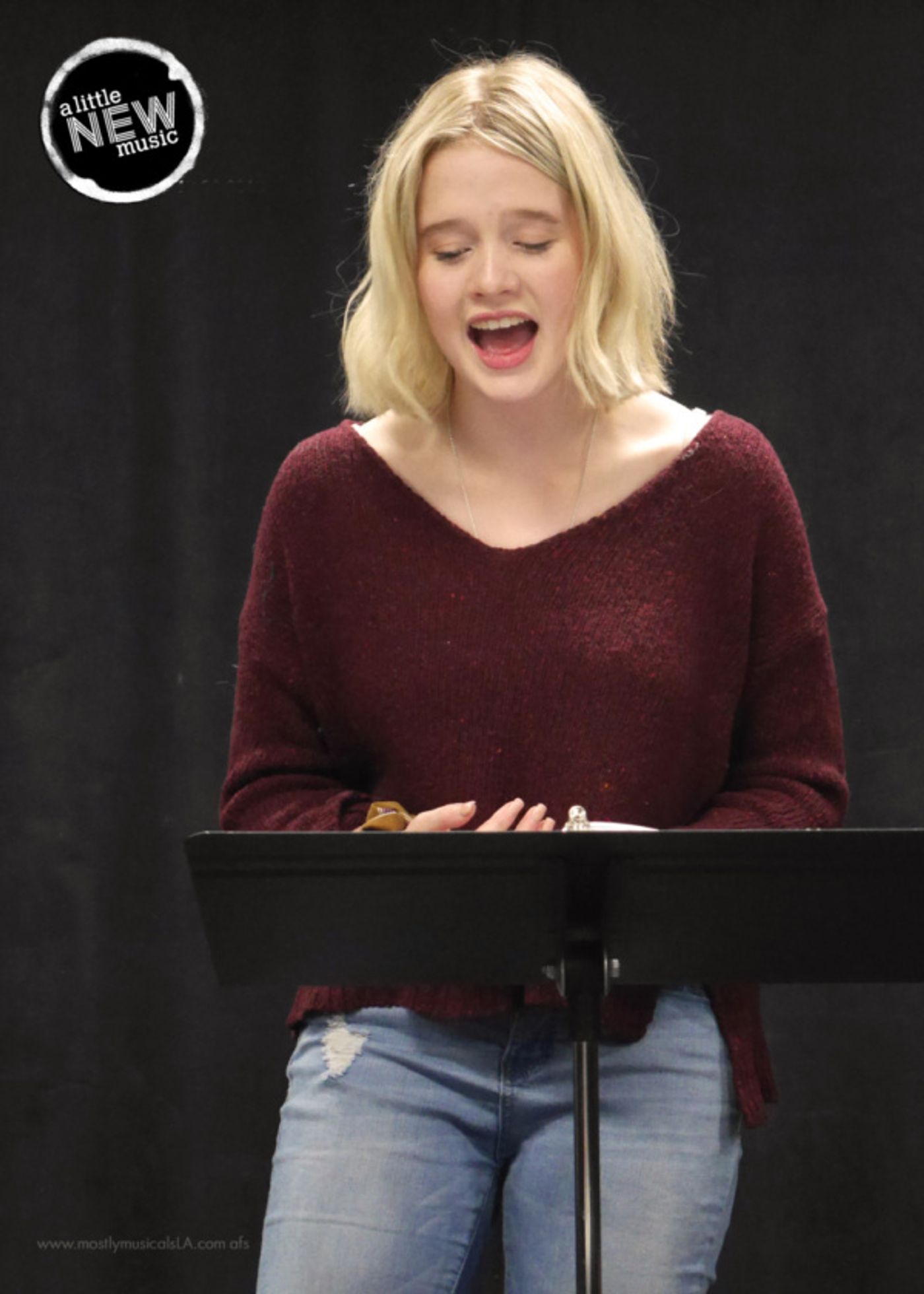Photo Flash: Photo Flash: The Cast Of A LITTLE NEW MUSIC's 19th Edition In Rehearsal  Image
