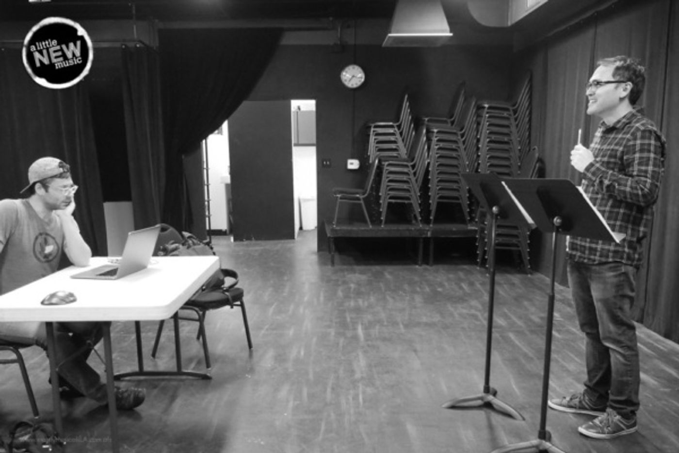 Photo Flash: Photo Flash: The Cast Of A LITTLE NEW MUSIC's 19th Edition In Rehearsal  Image