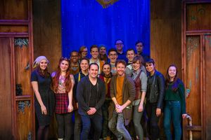 Chris Rankin and the Company of PUFFS @ BroadwayWorld Chris Rankin and the Company of PUFFS Photo