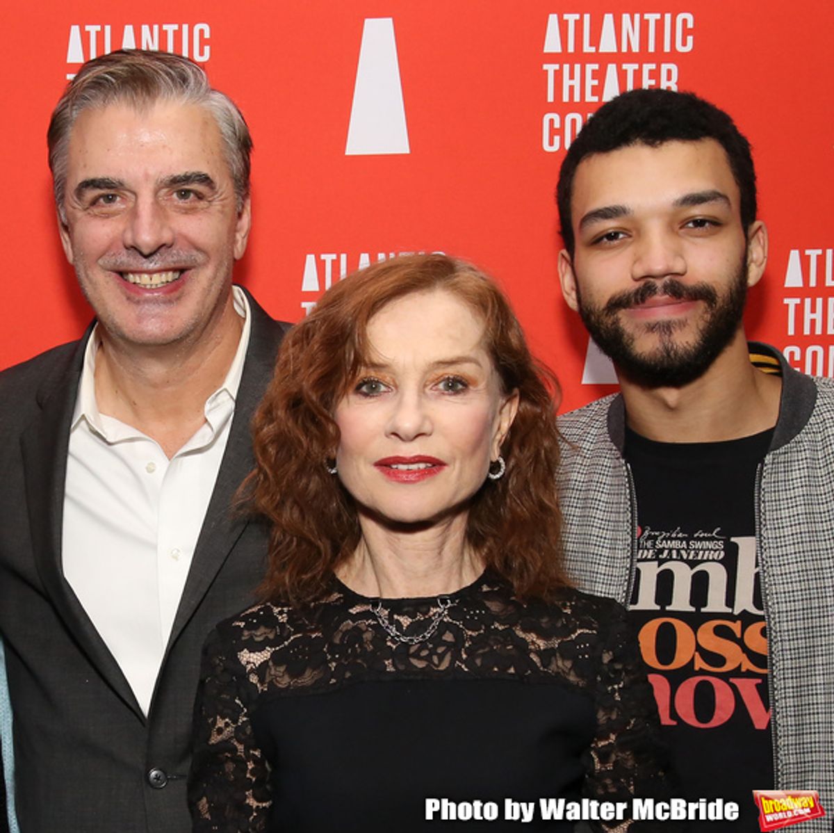 Chris Noth, Isabelle Huppert and Justice Smith at 