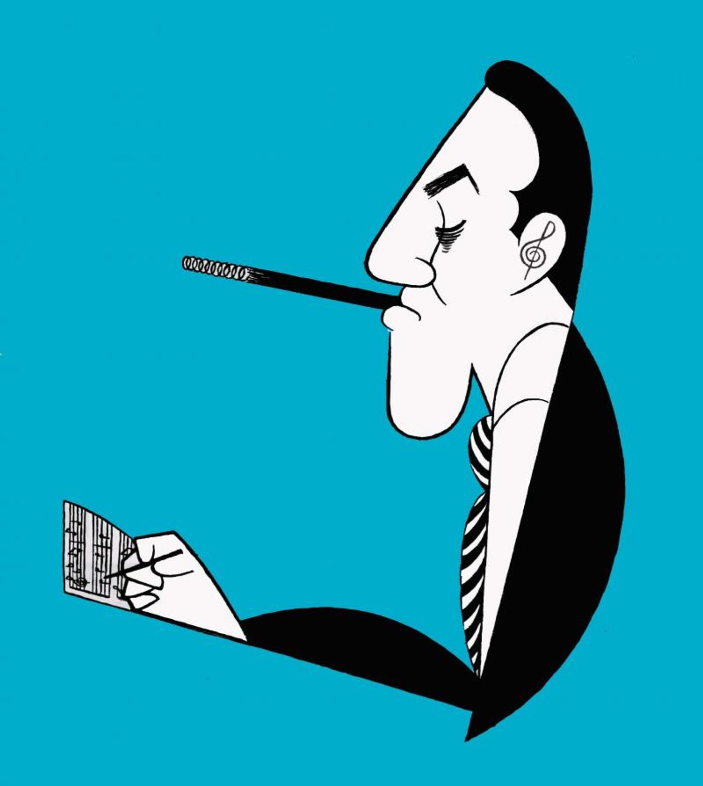 BWW Exclusive: Ken Fallin Draws the Stage - George Gershwin  Image