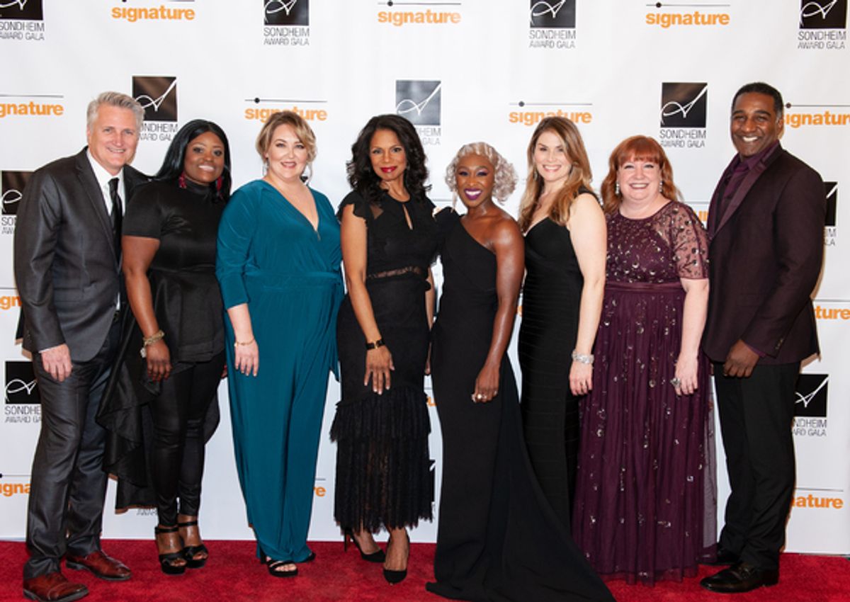 Eric Schaeffer, Nova Y. Payton, Tracy Lynn Olivera, Audra McDonald, Cynthia Erivo, Heidi Blickenstaff, Maggie Boland, and Norm Lewis  at 
