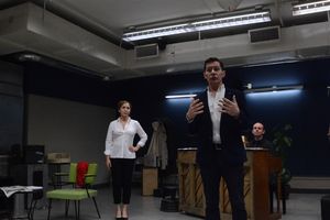 Andres Burns and Peter Flynn @ BroadwayWorld Andres Burns and Peter Flynn Photo