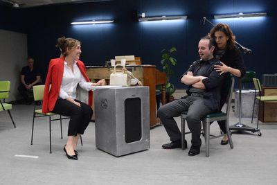 Andrea Burns, Jonathan Spivey and Andrea Bianchi Photo