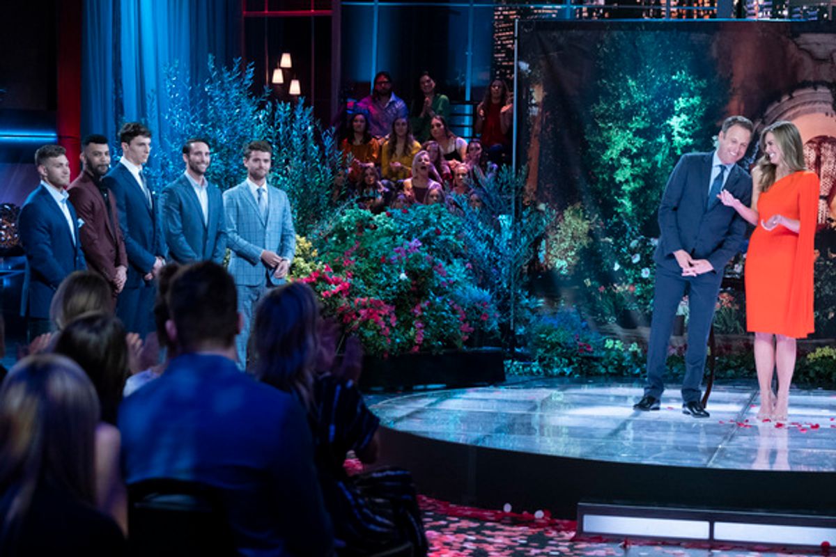 nd on demand. (ABC/John Fleenor)
LUKE, DUSTIN, CONNOR, CAM, LUKE S., CHRIS HARRISON, HANNAH BROWN
 at 