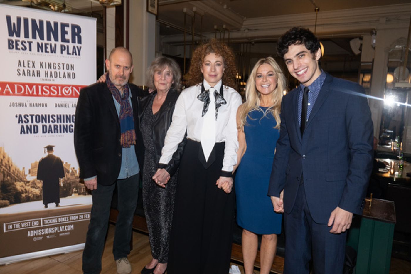 Photo Flash: The Stars Come Out for Press Night for ADMISSIONS at Trafalgar Studios  Image