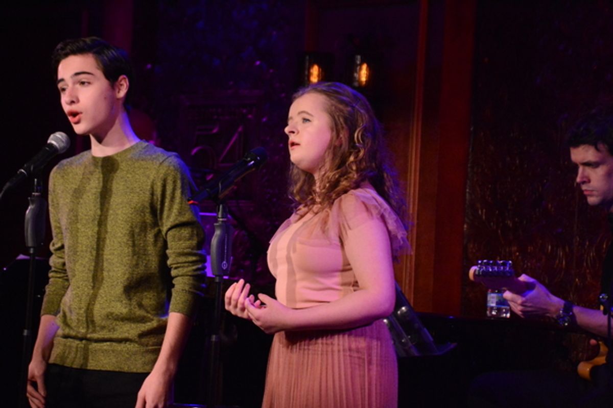 Josh Colley and Milly Shapiro at 