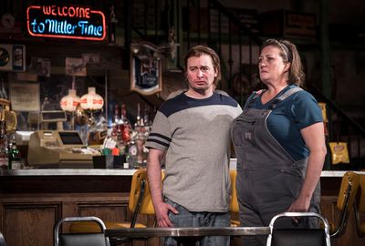 Mike Cherry (Jason) and Kirsten Fitzgerald (Tracey) Photo