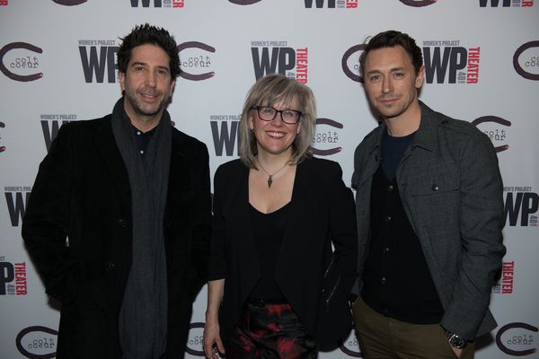 David Schwimmer, Lisa McNulty,and JJ Feild Photo