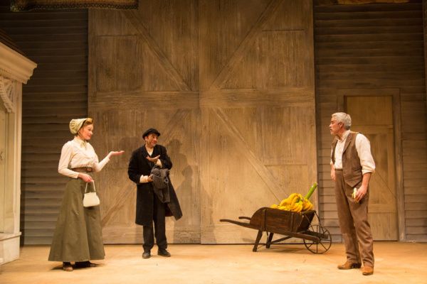 (L to R) Gretchen Hall, Benjamin Pelteson, and R. Ward Duffy in The Immigrant, writte Photo