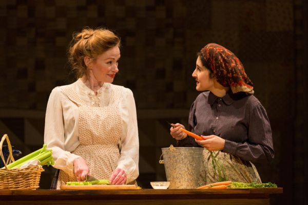 (L to R) Gretchen Hall and Lauriel Friedman in The Immigrant, written by Mark Harelik Photo