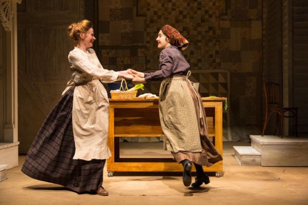 (L to R) Gretchen Hall and Lauriel Friedman in The Immigrant, written by Mark Harelik Photo