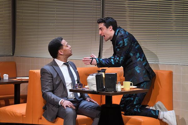 Joe Wilson, Jr. as Joe and Charlie Thurston as Robbie. Photo