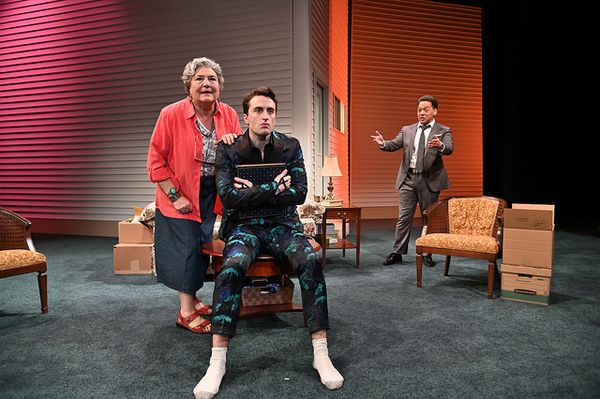 Anne Scurria as Mrs. C, Charlie Thurston as Robbie Photo