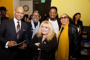 From left, creator/performer Ruben Santiago-Hudson, actors Ben Vereen, Sally Struther Photo