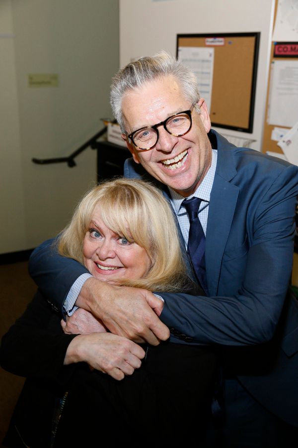 From left, actor Sally Struthers and Center Theatre Group Artistic Director Michael R Photo