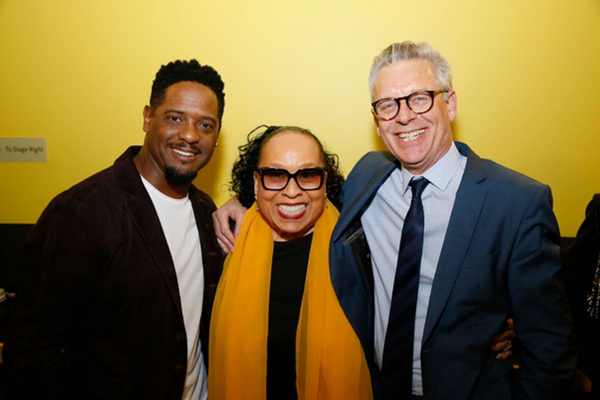 From left, actors Blair Underwood, Roz Ryan and Center Theatre Group Artistic Director Michael Ritchie  at 