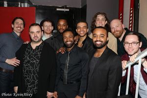Zach Hess-Joel Waggoner. Max Chernin, J Harrison Ghee-Alan Wiggins. Blaine Krauss, Conor Ryan, David Rowen, Jacob Keith Watson, Julian Decker @ BroadwayWorld Zach Hess-Joel Waggoner. Max Chernin, J Harrison Ghee-Alan Wiggins. Blaine Krauss, Co Photo