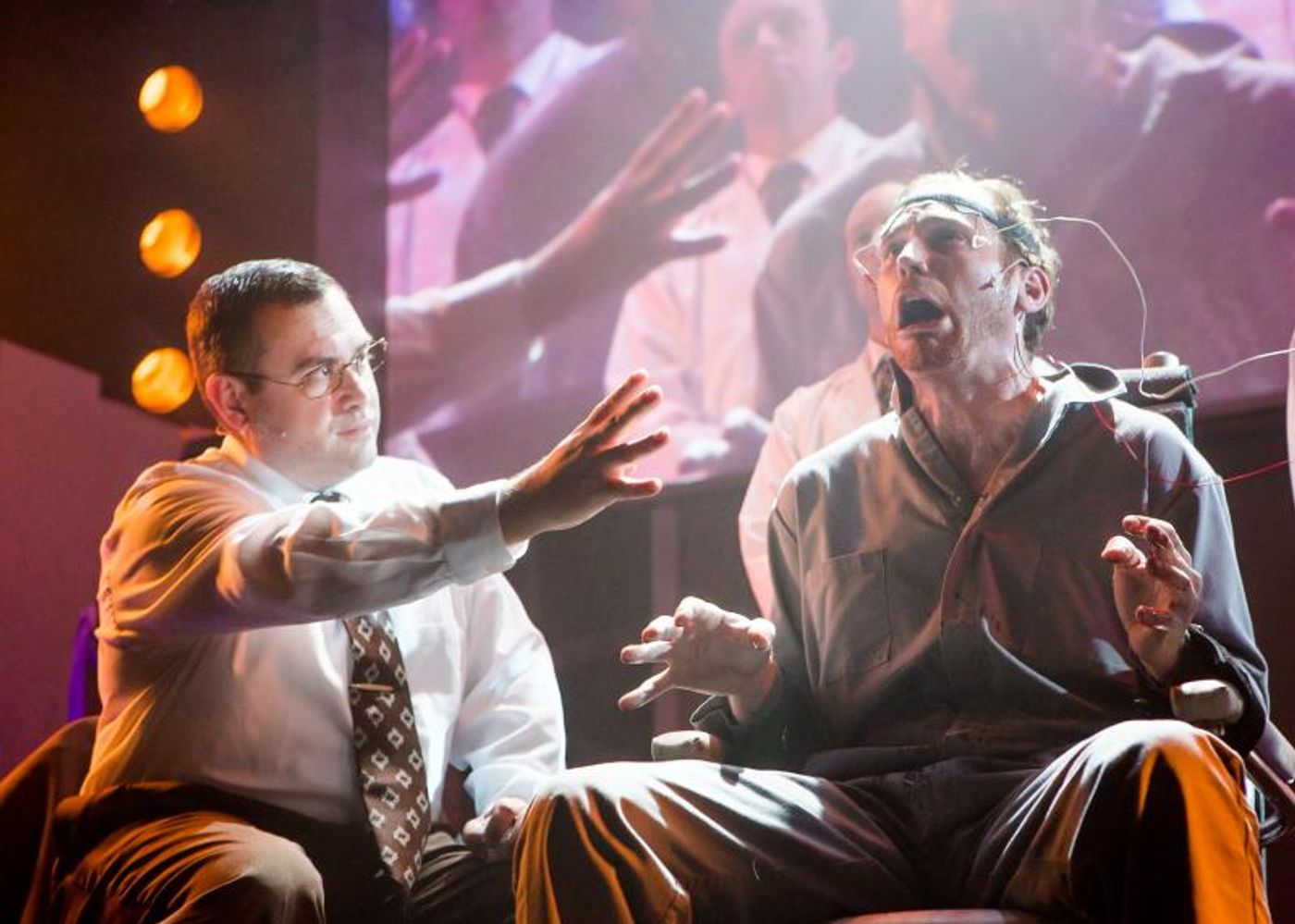 Review: In 1984 at Garden Theatre, Big Brother Is Shocking You... Review: In 1984 at Garden Theatre, Big Brother Is Shocking You... Image