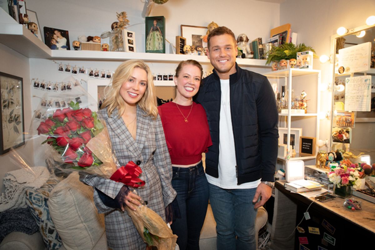 Colton Underwood, Cassie Randolph, Patti Murin at 