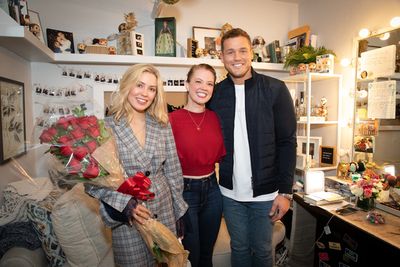Colton Underwood, Cassie Randolph, Patti Murin Photo