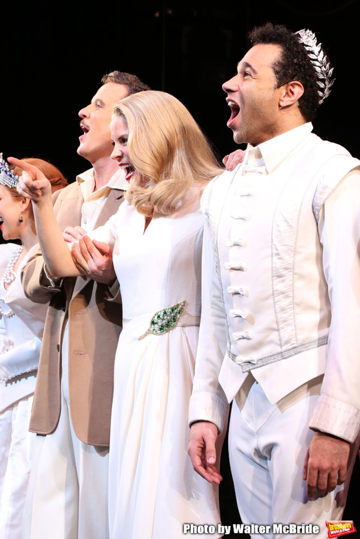 Will Chase, Kelli O'Hara, Corbin Bleu at 