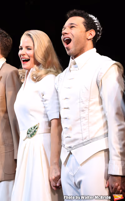 Kelli O'Hara, Corbin Bleu Photo