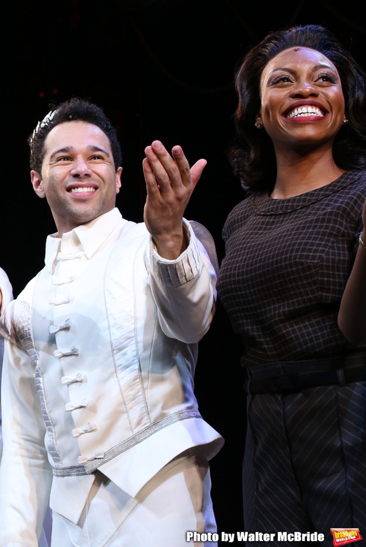 Corbin Bleu and Adrienne Walker at 