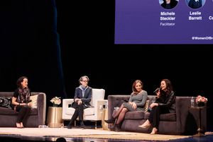 Leslie Barrett, Michele Steckler, Adrienne Campbellâ€“Holt, and Mandy Gonzalez  Photo