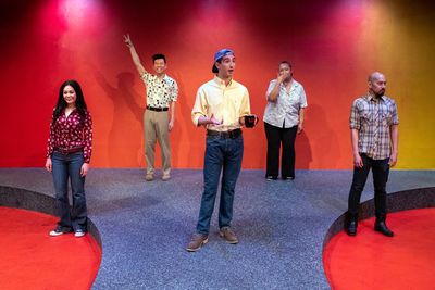 Rinabeth Apostol, Anthony Chan, David Crane, Michelle Talgarow, Jomar Tagatac Photo