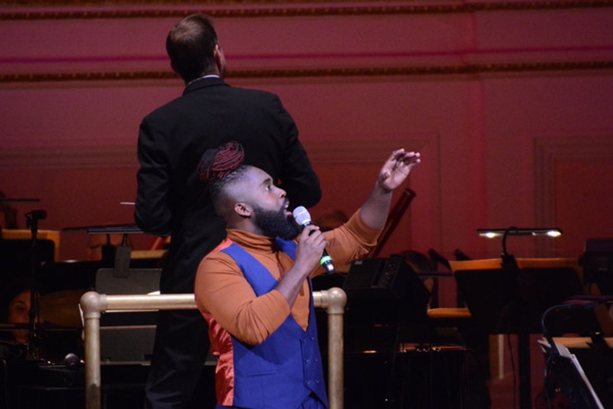 Mykal Kilgore at Laura Osnes, Mykal Kilgore, and More, Perform Movie Hits With the New York Pops
