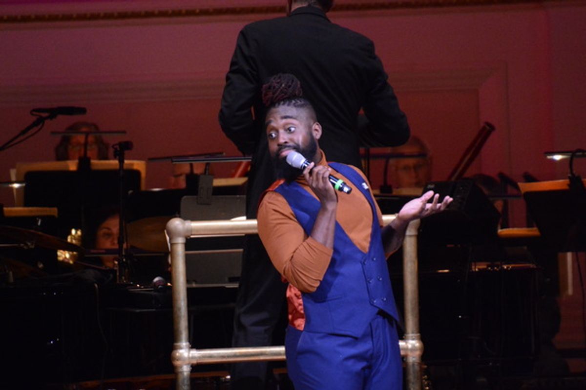 Mykal Kilgore at Laura Osnes, Mykal Kilgore, and More, Perform Movie Hits With the New York Pops