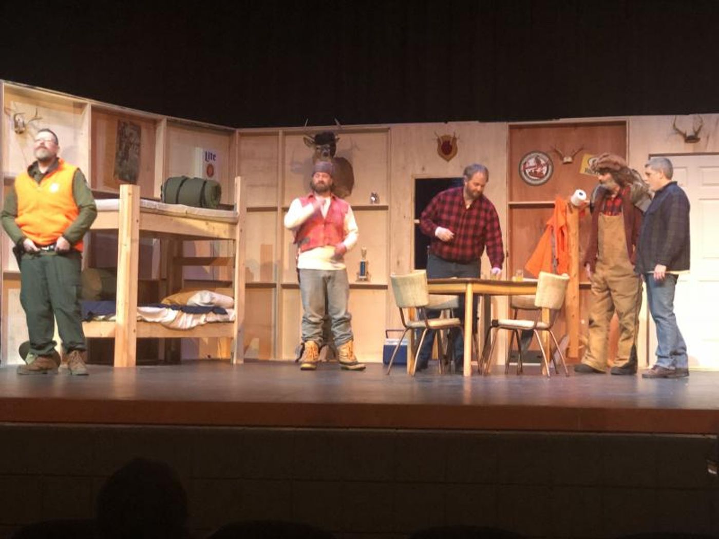 Review: Join Lion Heart Productions at Deer Camp in the U.P. for Escanaba in da Moonlight! Review: Join Lion Heart Productions at Deer Camp in the U.P. for Escanaba in da Moonlight! Image
