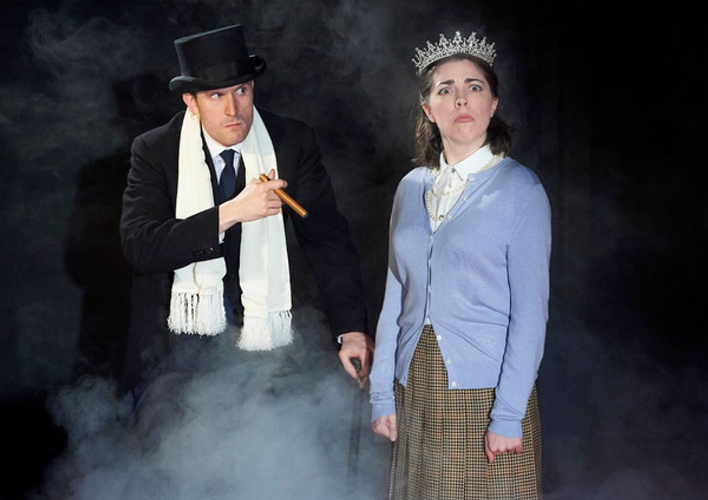 Photo Flash: First Look at THE CROWN DUAL at the King's Head Theatre  Image