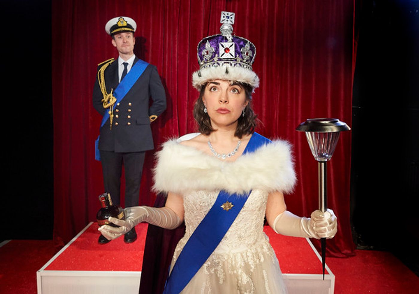 Photo Flash: First Look at THE CROWN DUAL at the King's Head Theatre  Image