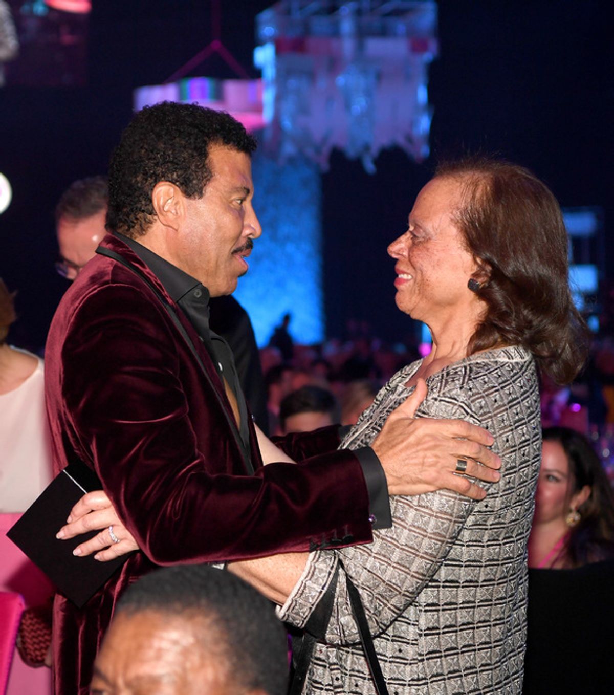 Lionel Richie (L) and Lonnie Ali  at 