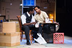 Jeremy Keith Hunter (Lincoln) and Louis E. Davis (Booth). @ BroadwayWorld Jeremy Keith Hunter (Lincoln) and Louis E. Davis (Booth). Photo