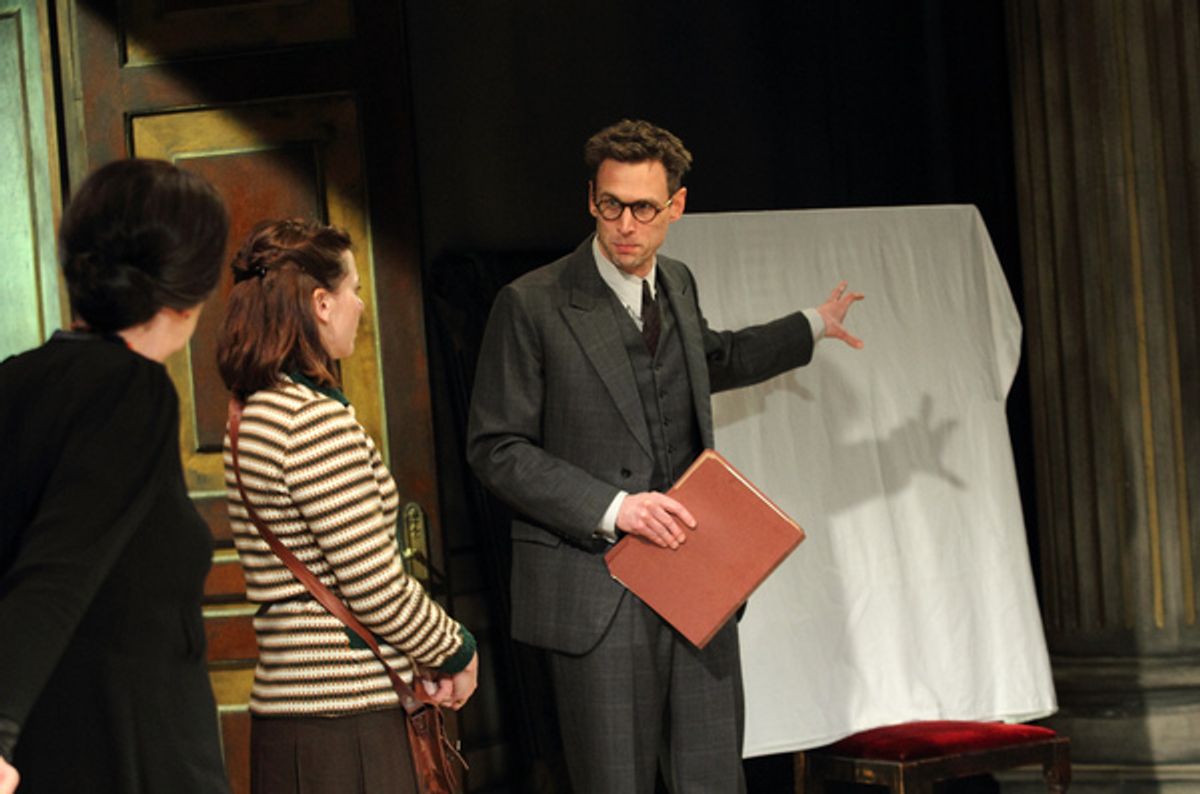 Penelope Wilton, Ophelia Lovibond, Martin Hutson at 