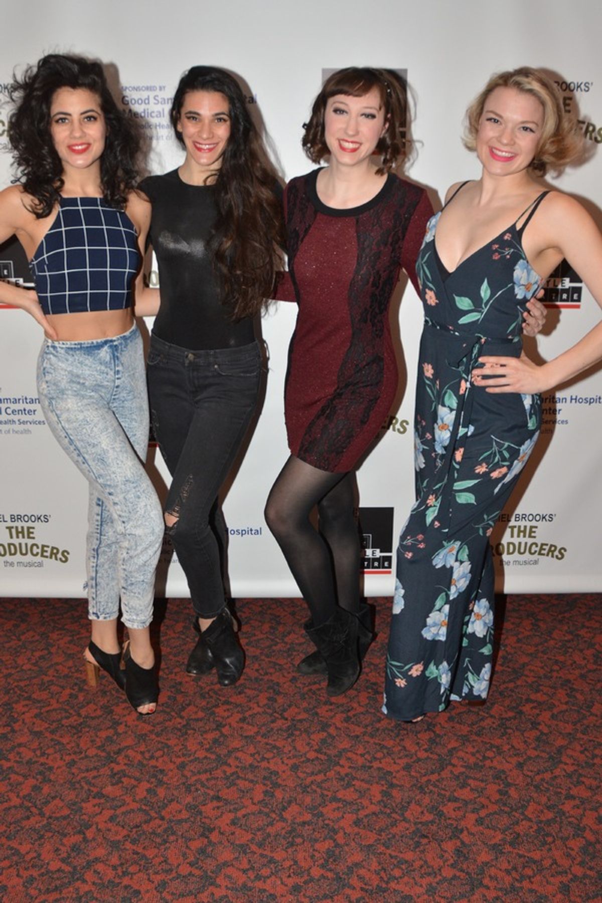 Carlissa Fiorillo, Ashley Munzek, Courtney Fekete and Heather Kiobukowski at 