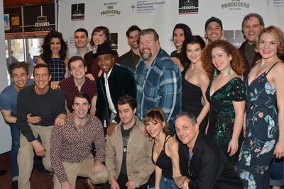 Jeffrey Lodin (Music Director) with the cast that includes, Richard Lafleur, Cody Nar Photo