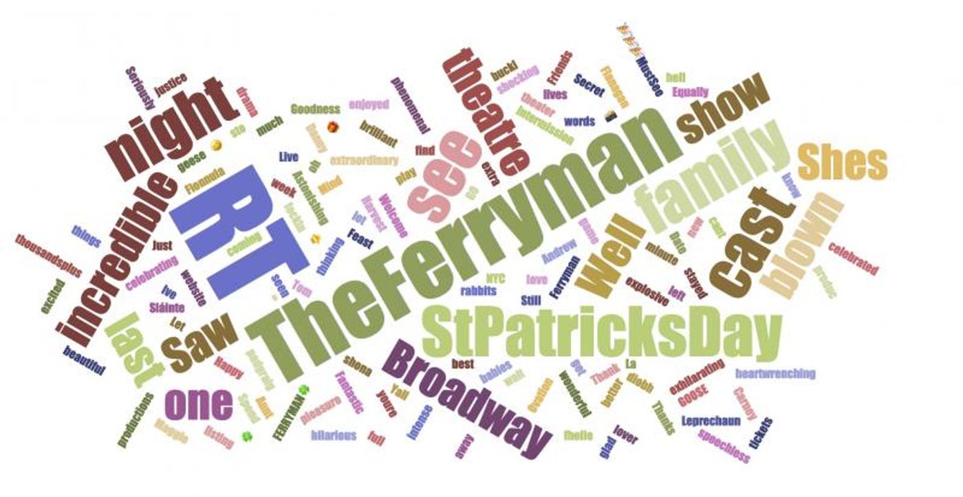 INDUSTRY: Social Insight Report - March 18th - AIN'T TOO PROUD and THE FERRYMAN Top Growth! INDUSTRY: Social Insight Report - March 18th - AIN'T TOO PROUD and THE FERRYMAN Top Growth! Image