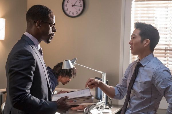 Sterling K. Brown as Randall Pearson, Tim Jo as Jae-won Yoo Photo