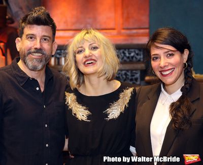 Choreographer David Neumann, Composer and author Anais Mitchell and director Rachel C Photo