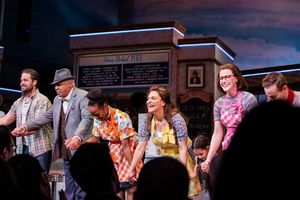Shoshana Bean with Ben Thompson, Larry Marshall, Dayna Dantzler, Everleigh Rottuno, Molly Jobe, and Eddie Jemison @ BroadwayWorld Shoshana Bean with Ben Thompson, Larry Marshall, Dayna Dantzler, Everleigh Rottuno, M Photo
