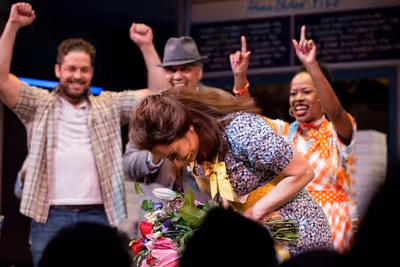 Shoshana Bean with Ben Thompson, Larry Marshall, and Dayna Dantzler  Photo