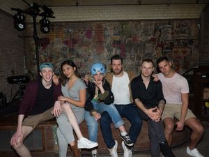Kyle Sherman, Parissa Koo, Emily Lopez, Doug Kreeger, James Byous, and Patrick Ortiz @ BroadwayWorld Kyle Sherman, Parissa Koo, Emily Lopez, Doug Kreeger, James Byous, and Patrick Ortiz Photo