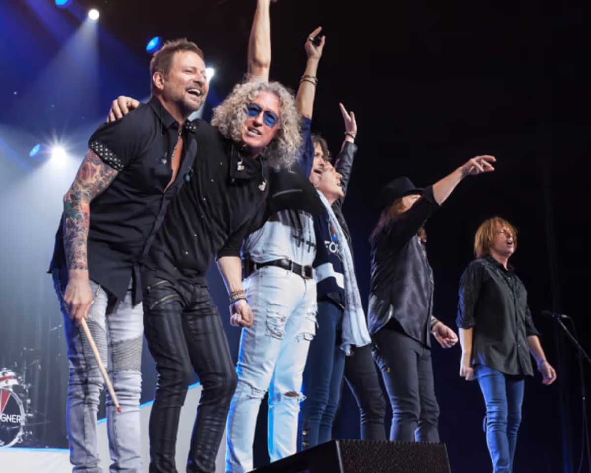 FOREIGNER with Geordie Brown  March 17, 2019. Halifax, NS  Timothy Richard Photography. at Star Of JUKEBOX HERO Musical Crashes Foreigner Concert With Surprise Guest Appearance